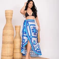 Saída de Praia Pareô Canga Estampada