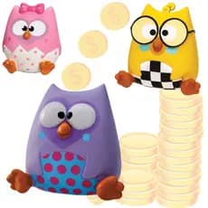 Cofrinho Da Bubu E As Corujinhas - Moedinhas - Bonie