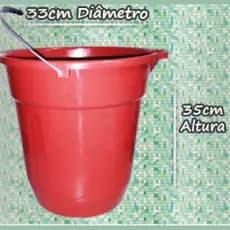 Balde 21 Litros com bico e Alça de Ferro e Aplique