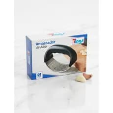 Espremedor Amassador de Alho em Aço Inox