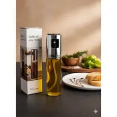 Borrifador De Azeite Vinagre Spray Galheteiro Vidro Inox 100ml