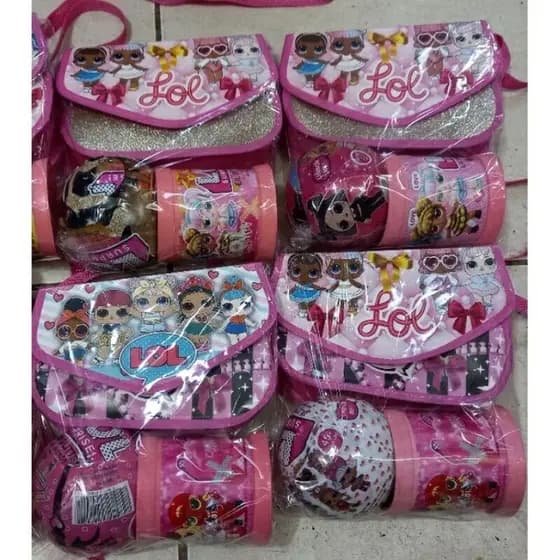 KIT  bolsa LOL + BOLA SUPRESA LOL + COPO PERSONALIZADO !!! PRONTA PRA ENTREGA