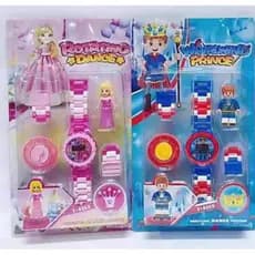 Relógio infantil de Lego do príncipe/ da princesa