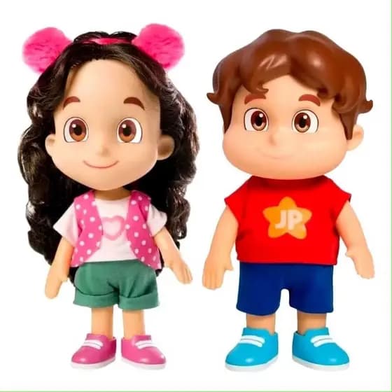 Boneca Maria Clara / Boneco JP Brinquedos Youtubers M Girl & J Boy