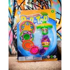 Topo de Brinquedo Kit 7pcs Cores Vendidas Aleatoriamente com Luz