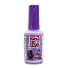 Cola Bijoux 20g para Bijuterias e Biscuit - Enverniza e Restaura Pedrarias e Metais Acabamento Lindo