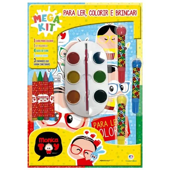 Livro Turma da Mônica - Ler, colorir e brincar