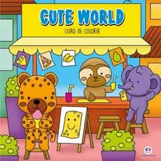 Livro Cute World de colorir Ciranda Cultural