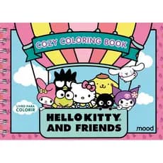 Livro de Colorir Comfy & cozy books Hello Kitty And Friends - Cozy Coloring B