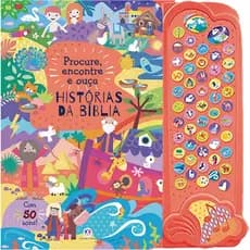Livro Sonoro Procure, Encontre e Ouça Histórias da Bíblia com 50 sons
