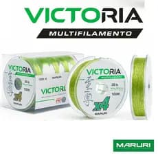 Linha Multifilamento Victoria 4x 100m Varias Medidas Maruri Verde 0,18 0,20 0,24 0,27