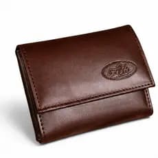 Carteira Sintética ou Couro Masculina Velcro Compacta RG Cartões CNH Cédulas Moedas - Envio Imediato