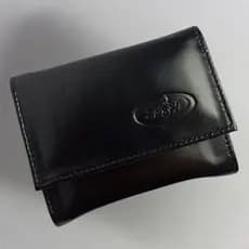 Carteira de Couro Legitimo Luxo Masculina com Fecho em Velcro Compacta e Estilosa - Envio Imediato
