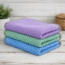 Kit 3 Panos Multiuso  Alta Absorção 25x25cm Limpeza Cozinha Casa - Envio Imediato