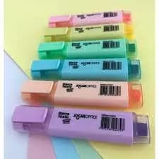 Marca Texto Mini Picolé ou Marca Texto Pastel Trend com 06 unidades- Jocar