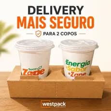 Kit 100 Suportes De Papelão 2 Copos Delivery Cafeteria Sucos Duplo Encaixe