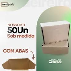 50 Caixas De Papelão 16x11x06 Correios Sedex Comercio Pac Ecommerce