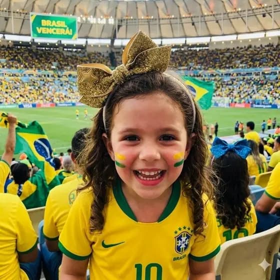Tiara infantil, Juvenil e Adulto Copa/Brasil