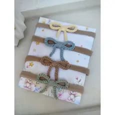 Kit Laços para Bebê de crochê 🧶