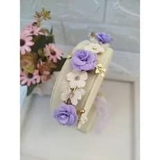 Faxinha,tiara com aramado infantil