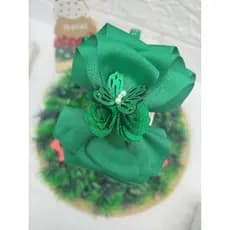 Tiara infantil Luxo verde/Festa/Natal/Formatura/Borboleta