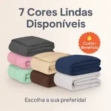 Edredom  Micropercal 100% Poliéster | Bom, Bonito e Barato | Custo-Benefício Incrível