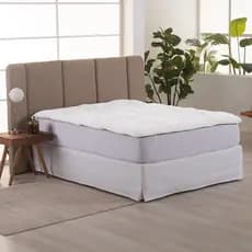 Pillow Top Cama Solteiro a King Protetor Colchão 400 Fios Macio Grosso