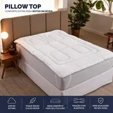 Protetor Colchão Pillow Top Alta Qualidade Solteiro Casal Queen King