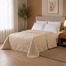 Colcha Cobre Leito Matelado Edredom Solteiro Casal Queen King