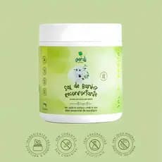Sal de Banho Relaxante Descongestionante Alívio Sintomas Gripe Verdi Natural infantil Reconfortante