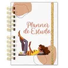 Agenda Planner de Estudos - Planejamento estratégico - A5 Emf Planners