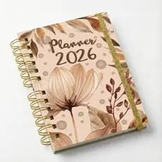 Agenda Planner Primavera Peônia - EMF Planners