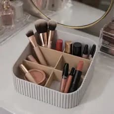 Organizador de Penteadeira / Organizador de Mesa e Escritório / Objetos / Porta Pinceis de Maquiagem