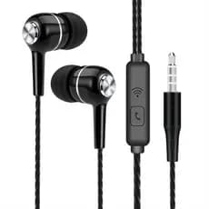 Fone de Ouvido Earphones Stereo P2 Microfone VPB S12 6D Graves Jogos S10, S9, S8, S7 e Android ios