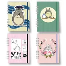 Caderno Sketchbook - Caderno Personalizado com nome - Bullet Journal - Studio Ghibli Totoro A5