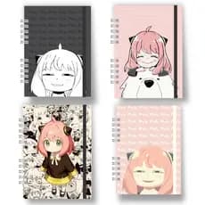 Caderno Sketchbook - Spy X Family Caderno Anya Forger Bond Perzonalizavel