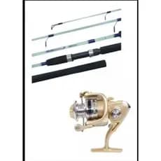 Kit Vara 2,70m Maciça + Molinete Fb5000 Robalo Pesca Pesada