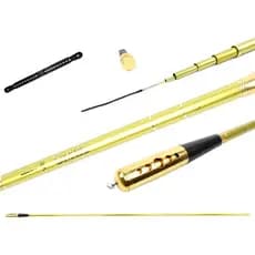 Vara Telesc. 100% Carbon Gomo Longo Ultra Leve 7,20m 10-20lb