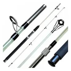 Vara Molinete Alto Mar 1.80m - Maciça 10-40lb C/ Rosca - 2p Verde-claro