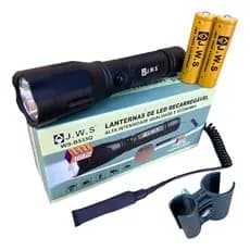 Lanterna Led Pesca Tática Foco Jws Ws-533q Lanterna Preto Luz Branco