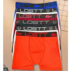 Kit 5 Cuecas 🩲 ORIGINAL LOSTT Boxer Masculinas Premium 🧼 Microfibra Conforto