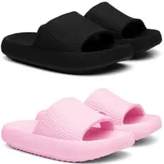 Chinelo Slide Nuvem Ortopédico Feminino Macio Confortável Leve Design Moderno Moda 2025 33 Ao 44