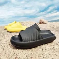 Chinelos Nuvem Feminino e Masculino Adulto Slide Antiderrapante Confortável Casual