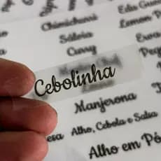 66 Etiquetas Adesivas Para Temperos e Condimentos COM MAIS VARIEDADES Adesivo Vinil Prova D'Água