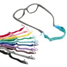 CORDÃO DE ELÁSTICO AJUSTÁVEL SUPORTE PARA ÓCULOS  INFANTIL COM GANCHO