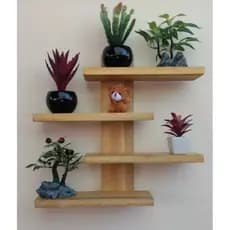 Prateleiras suporte para vasos de plantas em madeira maciça pinus