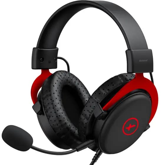 Fone de Ouvido Gamer Headset Amvox AHP 0812 Microfone Removível Precisão Sonora