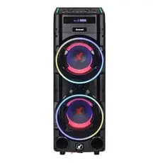 Torre de Som Amvox ATX 2200M Pancadão 2200W RMS Bluetooth Bivolt Woffer de 10"