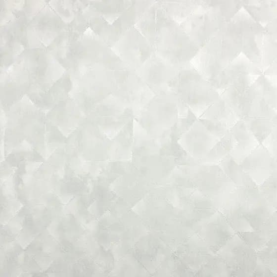 Papel de Parede Geométrico Mosaico Cinza Claro com Brilho - Coleção Poet Chart 4 | Kantai