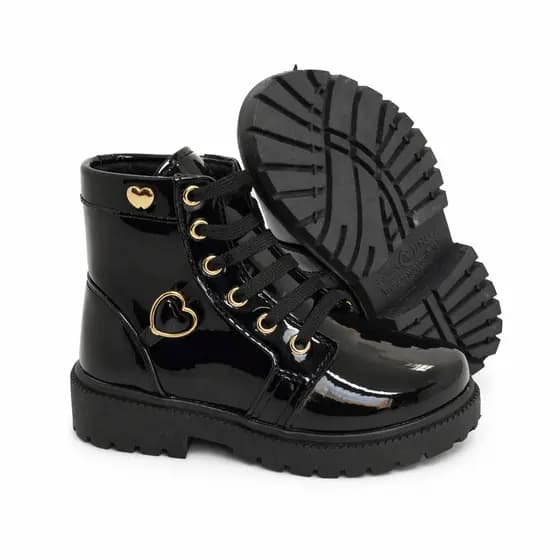 Bota Infantil Menina Coturno Infantil Feminina